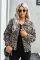 Leopard Print Sherpa Jacket Coat