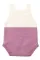 淡紫色小老鼠棉针织婴儿紧身衣裤