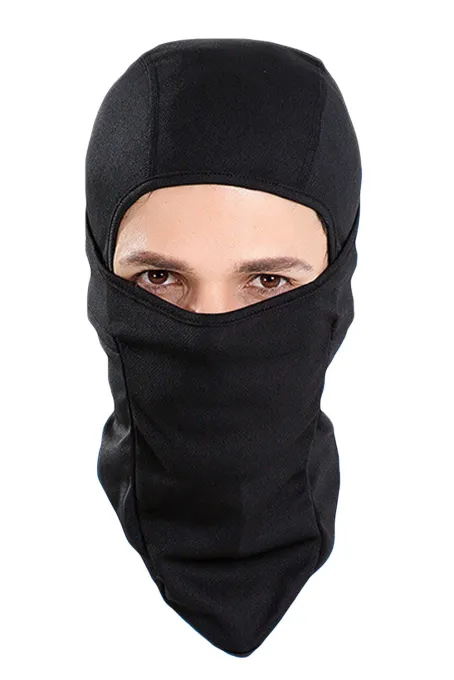 黑色透气防尘户外骑行头套保暖头巾面罩