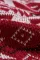 红色圣诞部落印花圆领针织男式毛衣