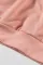 粉色时尚条纹细节长袖上衣束脚裤运动休闲套装