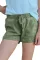 绿色百搭舒适休闲口袋弹力束腰儿童短裤