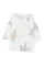 白色简约豹纹星星华夫格舒适针织长袖上衣