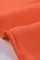 橙色短袖印花领衬衫