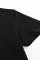 黑色经典版型字母印花圆领短袖女士休闲T恤
