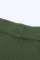 绿色高领斑纹印花拼色针织长袖套头毛衣