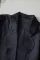 黑色百搭纯色休闲时尚扇形翻领长袖修身外套