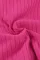 玫粉色罗纹连帽长袖短上衣舒适高腰紧身长裤家居服套装
