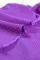 紫色度假植物印花网纱拼接背心式保守泳装两件套