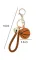 棕色篮球铃编织钥匙圈