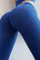 蓝色抖音同款弹性舒适健身运动瑜伽紧身裤