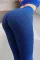 蓝色抖音同款弹性舒适健身运动瑜伽紧身裤
