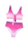 紫色渐变度假绑结设计比基尼泳装两件套