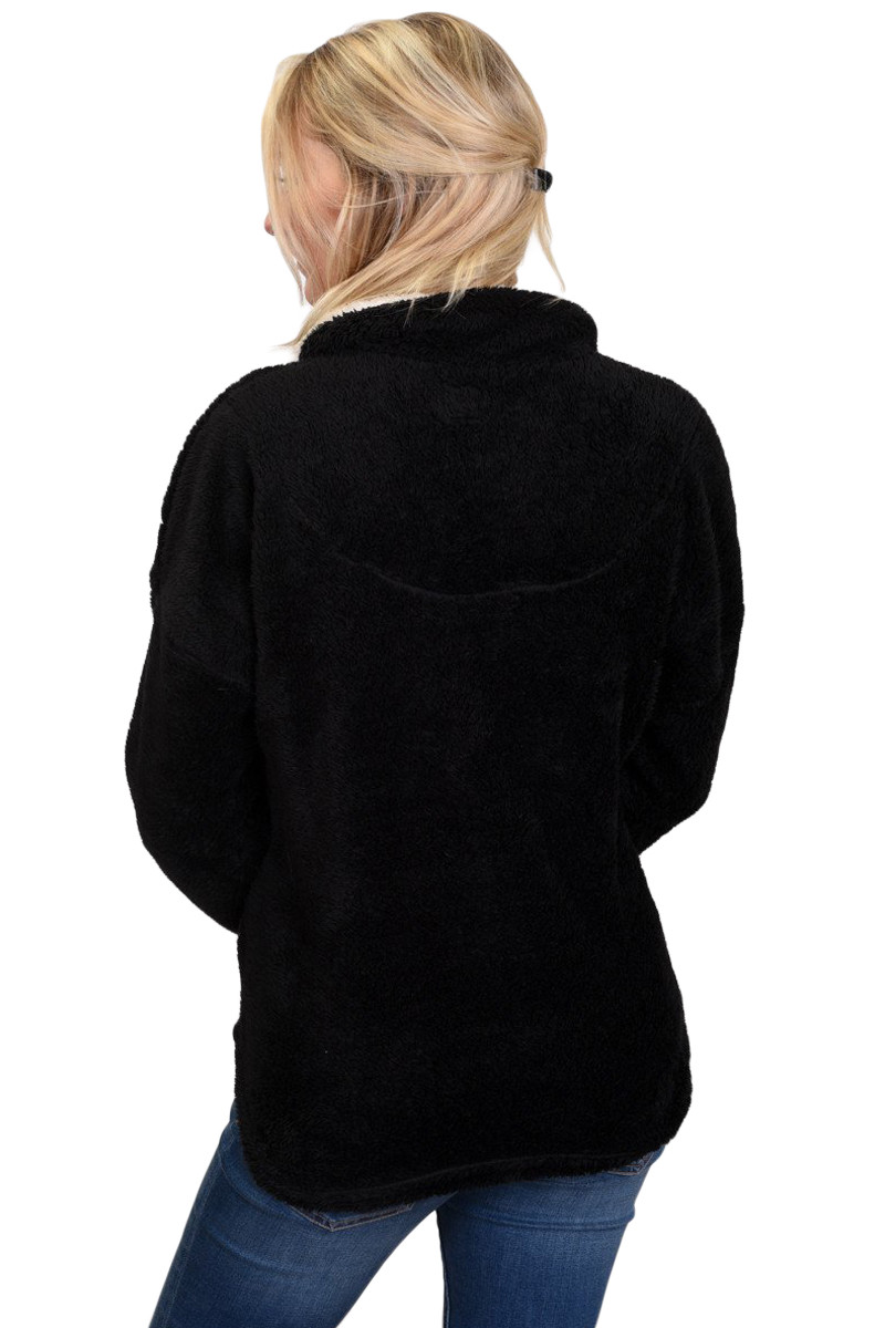 黑色小羊绒拉链羽绒夹克 LC85183