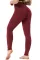红色纹理高腰提臀瑜伽健身运动紧身裤