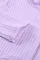 紫色罗纹连帽长袖短上衣舒适高腰紧身长裤家居服套装
