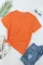 橙色 FARM FRESH AUTUMN Harvest 短袖 T 恤