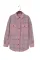 粉色灯芯绒格子图案衬衫夹克
