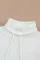白色时尚休闲高领纹理舒适长袖套头衫