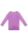 紫色圆领小女孩长袖侧纽扣细节舒适上衣