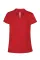 红色别致镂空设计可爱舒适小女孩短袖T恤上衣