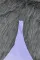紫色 Ombre 抽绳褶饰两侧露背 Monokini
