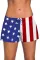 爱国美国国旗女式游泳短裤