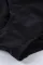 黑色时尚扎染条纹保守泳装两件套