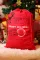 红色麋鹿字母印花圣诞糖果礼品袋