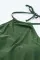 绿色迷彩印花挂脖露背两件式泳装