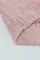 粉色 V 领泡泡袖瑞士圆点衬衫