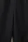 黑色纹理无袖 V 领口袋休闲连身裤