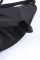 黑色 O 形环装饰镂空系带连体泳衣
