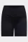 黑色纯色 V 腰瑜伽短裤