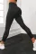 黑色镂空无缝高腰瑜伽裤