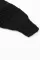 黑色休闲镂空针织蝙蝠袖开衫