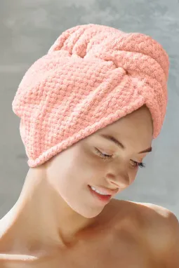 粉色超吸水速干超细纤维毛巾