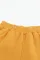 黄色半拉链运动衫和运动裤运动套装