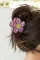 粉色花朵形状爪形发夹