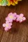 粉色可爱花朵发夹