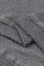 灰色华夫格针织高衩大廓形上衣