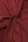 红色露缝扭纹露背大廓形运动衫