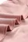 粉色纯色罗纹针织圆领套头衫
