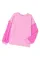 粉色亮片拼布长袖套头衫