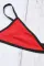 红色蕾丝透明花边可调节吊袜带带丁字裤