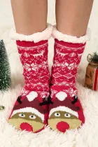 火红圣诞保暖袜