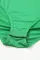 绿色纯色单肩荷叶边袖连体衣