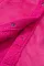 深粉色人造绒面革夏尔巴拼布纽扣夹克衫