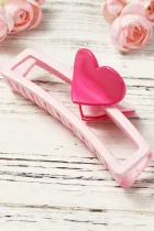 粉色情人节简约心形设计发爪
