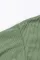 绿色罗纹凸纹大廓形套头衫